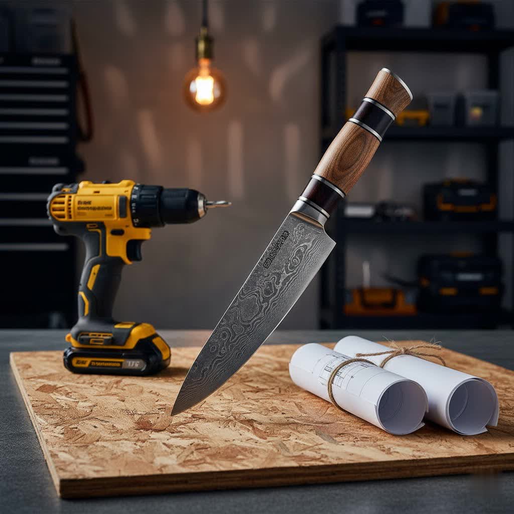 The Allure of Gold Kitchen Knife Sets: Where Style Meets Substance in Your Culinary Space